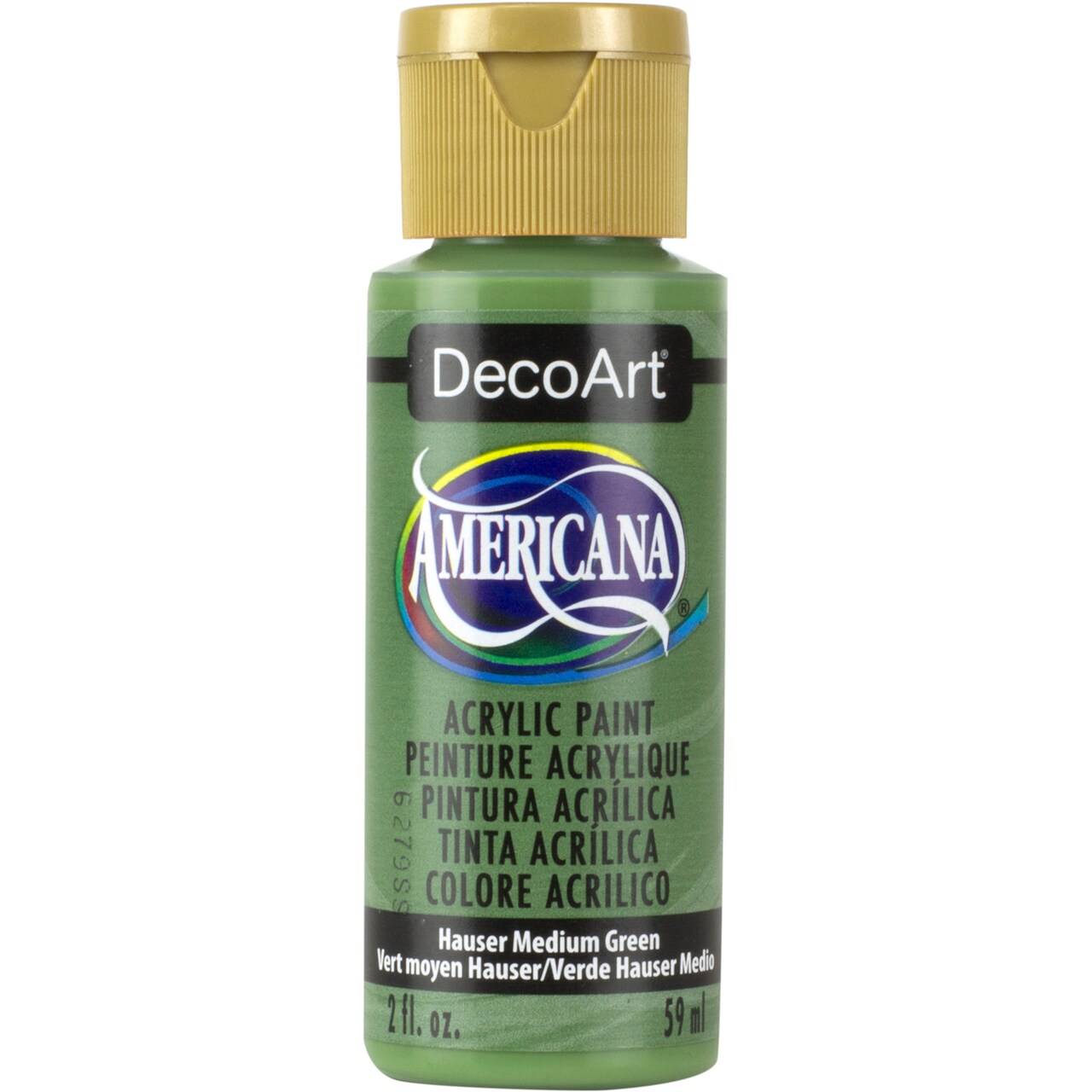 DecoArt Americana Acrylic Color, 2 oz., Hauser Medium, Green
